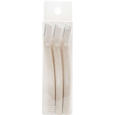 Quo Beauty Facial Razors, Eco-Friendly, 3 Pieces 1 ea, $8.00/1ea