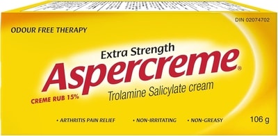 Aspercreme Crème anti-arthrite extra forte 106 g, 9,71 $/100g