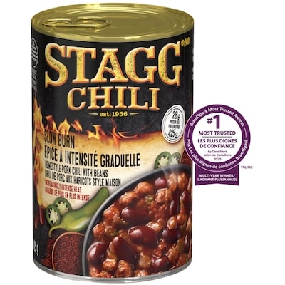 Stagg Slow Burn Homestyle Pork Chili With Beans 425 g, $0.71/100g