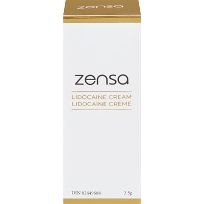 Zensa Lidocaine Cream 2.5 g, $359.60/100g