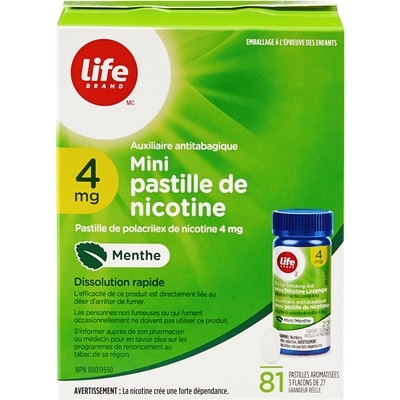 Mint Flavour Mini Nicotine Lozenge 81 Lozenges
