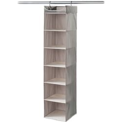 Hanging Shelf Organizer, 6 Slots