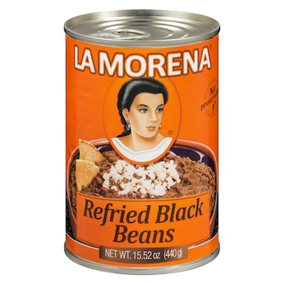 La Morena Refried Black Beans 440 g, $0.52/100g