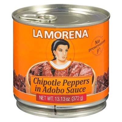La Morena Chipotle Peppers In Adobo Sauce 372 g, $1.48/100g
