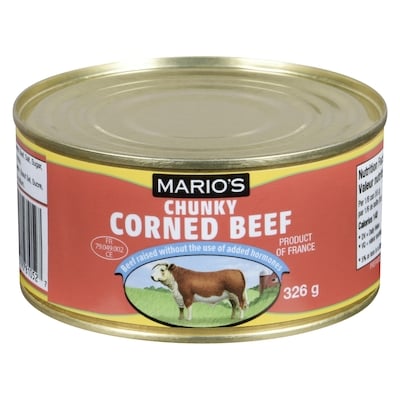 Mario's Chunky Corned Beef 326 g, $1.99/100g