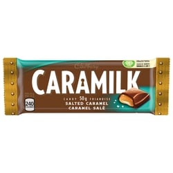 Cadbury CARAMILK Salted Caramel Chocolatey Candy Bar, 100% sustainably sourced cocoa 50 g, $2.00/100g