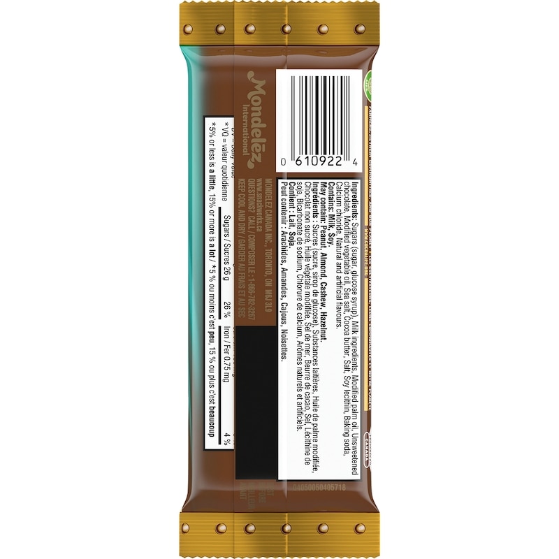 CARAMILK Salted Caramel Chocolatey Candy Bar, 100% sustainably sourced cocoa