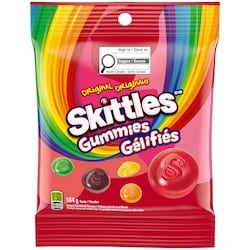 Skittles Originaux, bonbons gélifiés, sac 164 g, 1,70 $/100g