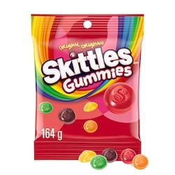 Skittles Originaux, bonbons gélifiés, sac 164 g, 1,83 $/100g