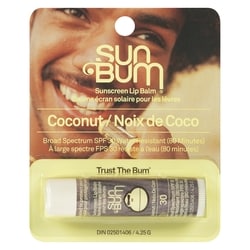 Sun Bum Baume écran solaire pour les lèvres noix de coco 4.25 g, 117,41 $/100g