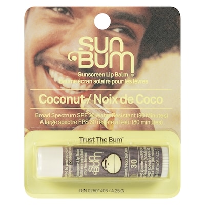 Sun Bum Baume écran solaire pour les lèvres noix de coco 4.25 g, 129,18 $/100g