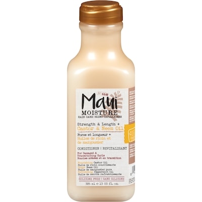MAUI MOISTURE Strength & Length + Castor & Neem Oil Conditioner 385 ml, $2.98/100ml