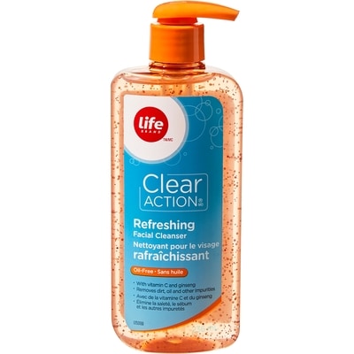 Life Nettoyant pour le visage rafraîchissant Clear Action 236 ml, 2,96 $/100ml