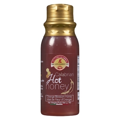 Tutto Calabria Hot Honey, Orange Blossom Honey 180 g, $5.55/100g