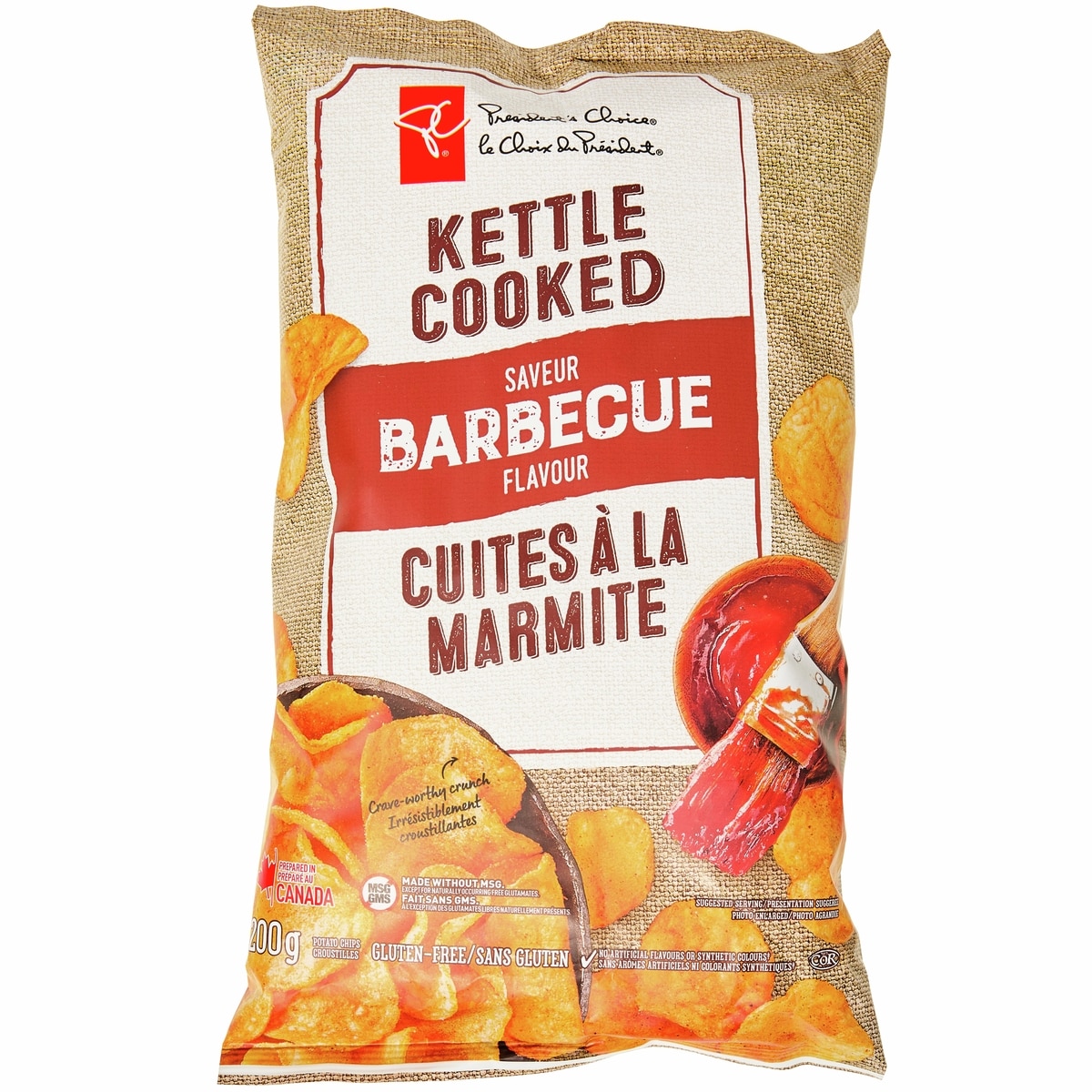 President's Choice Barbecue Flavour Kettle Cooked Potato Chips