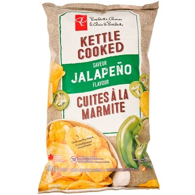 le Choix du Président Croustilles cuites à la marmite à saveur de jalapeno 200 g, 1,50 $/100g