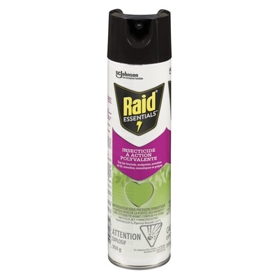 Raid Insecticide Essentials contre plusieurs insectes 350 g, 3,71 $/100g