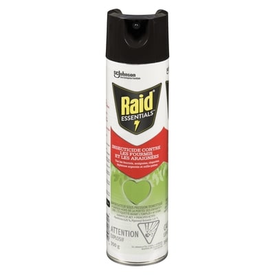 Raid Insecticide Essentials contre les fourmis et les araignées 350 g, 3,71 $/100g