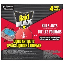 Raid Insecticide Max Appâts à fourmis 4x1.0 ea, 2,25 $/1ch