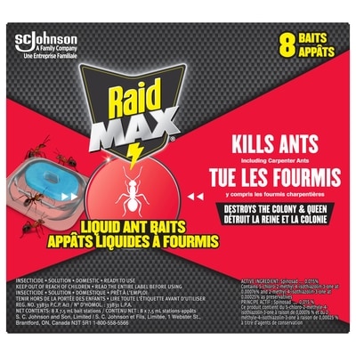 Raid Max Liquid Ant Killer Baits and Trap 8 Traps 8x1.0 ea, $1.75/1ea