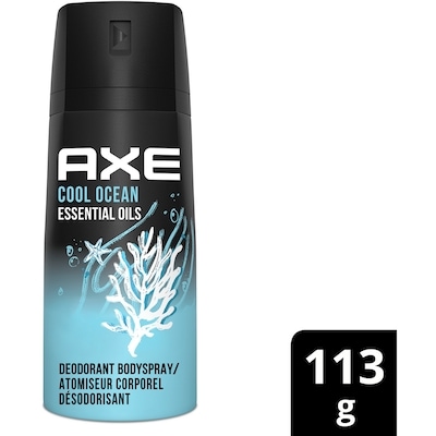 Axe Men's Deodorant Body Spray, Cool Ocean 113 g, $6.01/100g