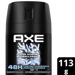 Axe Atomiseur Corporel Désodorisant Cool Ocean Sea Mist & Grapefruit 113 g, 3,54 $/100g