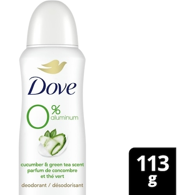 Dove Aluminum Free Whole Body Deodorant Spray Cucumber&Green Tea 113 g, $7.08/100g