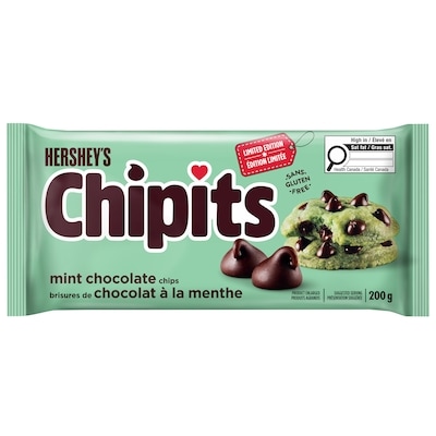 Hershey’s Brisures De Chocolat À La Menthe Hershey’S Chipits 200 g, 3,75 $/100g
