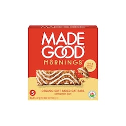 Made Good Cinnamon Bun Morning Bars 150 g, $2.66/100g