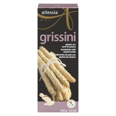 Allessia Breadsticks With Sesame Seeds Grissini 100 g, $3.00/100g