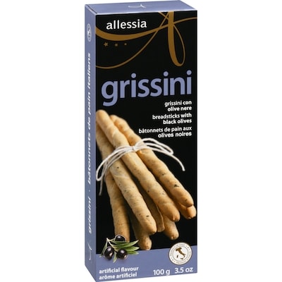 Breadsticks With Black Olives Grissini