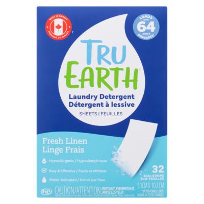 Tru Earth Bandes de lessive 32 ea, 0,53 $/1ch