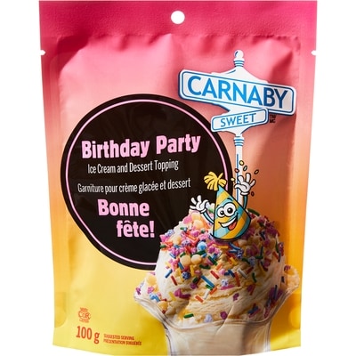 Carnaby Sweet Birthday Party Ice Cream and Dessert Topping 100 g, $3.29/100g