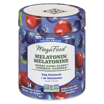 MegaFood Berry Melatonin Berry Good Sleep 54 ea, $0.74/1ea