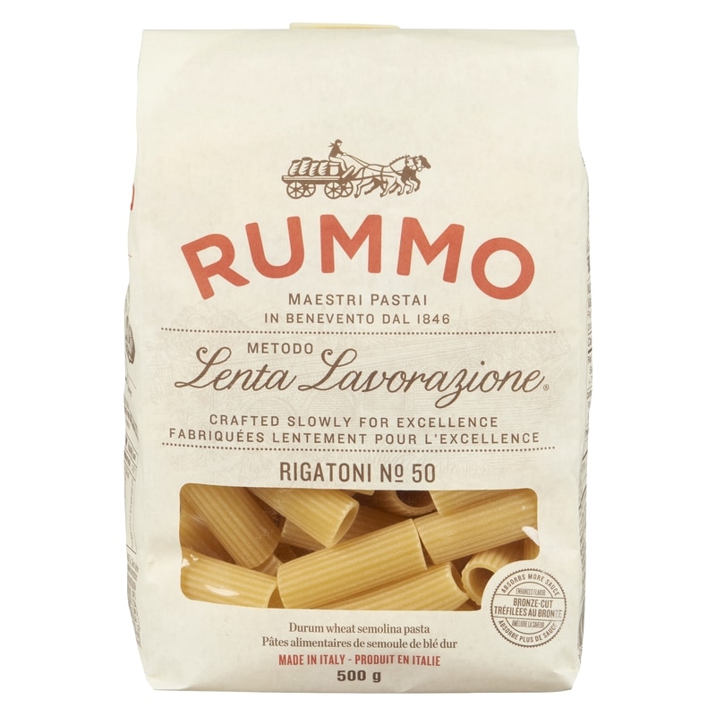 Rummo Rigatoni N° 50 Durum Wheat Semolina Pasta - 500 g | Dominion