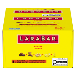 Larabar Gluten Free Bar, Lemon, 16/pack 16x45.0 g, $2.50/100g