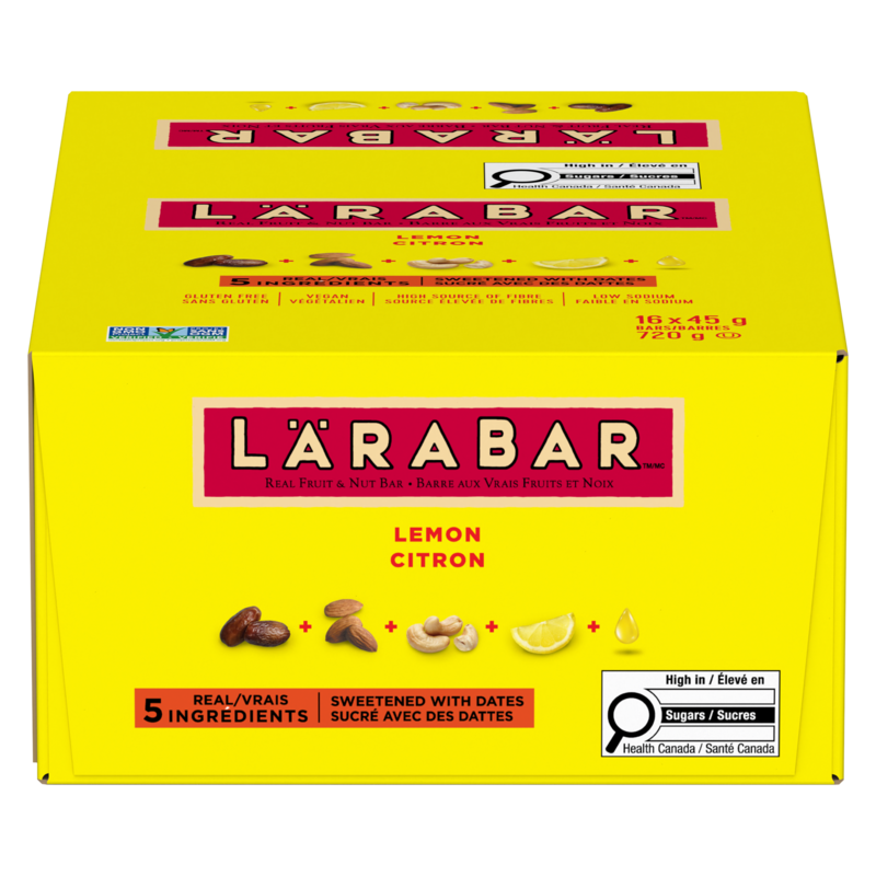 Gluten Free Bar, Lemon, 16/pack