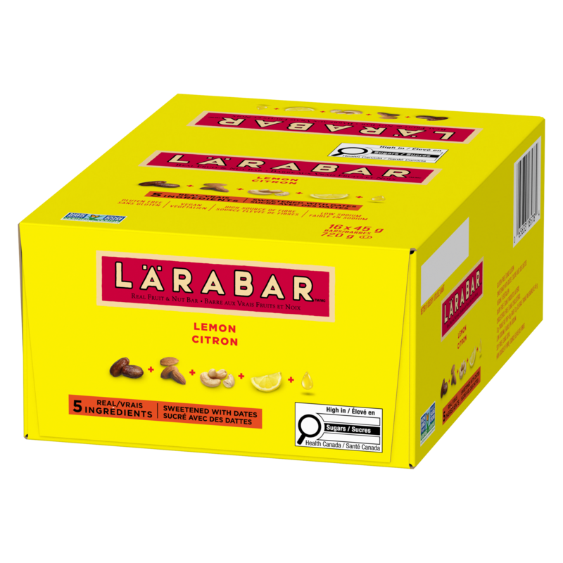 Gluten Free Bar, Lemon, 16/pack