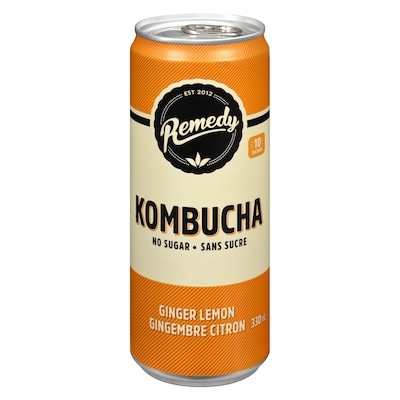 Remedy Ginger Lemon Kombucha 4x330.0 ml, $0.68/100ml