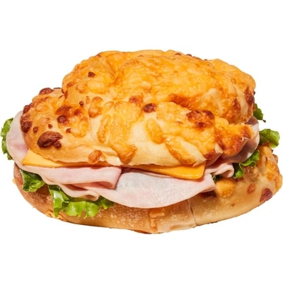 null Cheese Bun Ham Sandwich 215 g, $3.26/100g