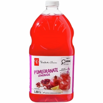 President's Choice Pomegranate Lemonade 1.89 l, $0.22/100ml