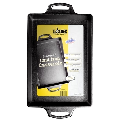 null Cocotte en fonte 9 x 13 pouces 1 ea, 58,00 $/1ch