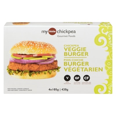 MY LITTLE CHICKPEA Chickpea Veggie Burger 420 g, $2.62/100g