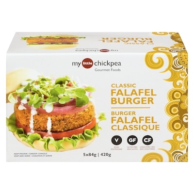 MY LITTLE CHICKPEA Classic Falafel Burger 420 g, $2.50/100g