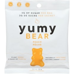 YUMY BEAR Bonbons pêche 50 g, 7,58 $/100g