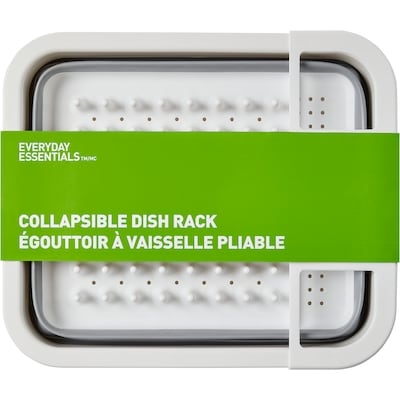 Everyday Essentials Égouttoir à vaisselle pliable 1 ea, 25,00 $/1ch