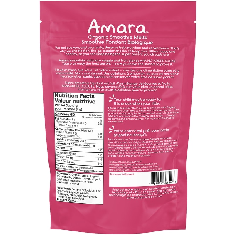 Smoothie Melt Carrot Raspberry