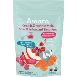 Amara Fondants de smoothie, carottes et framboises 23 g, 19,57 $/100g