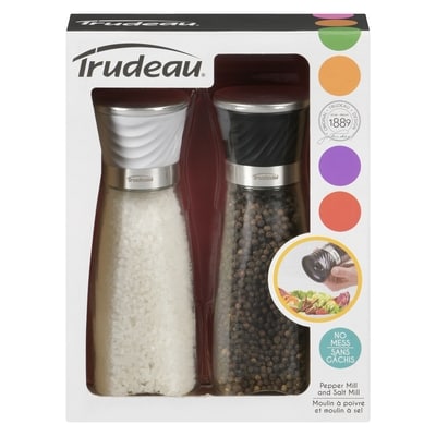 Trudeau Black and White Mill sets 1 ea, $34.00/1ea