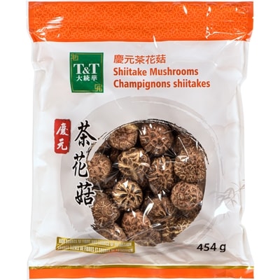 T&T Shiitake Mushrooms 454 g, $4.18/100g